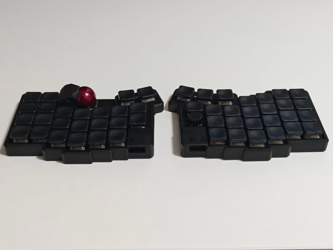 Glove51tb 完成品 低背トラボ ロープロファイル 無線接続 ブラック