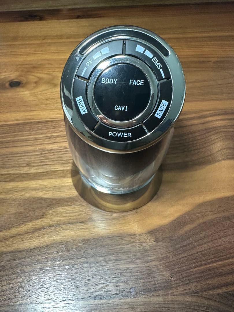 YAMAN キャビスパRF HRF-51Bブラック超音波美顔器付きサウナお風呂で