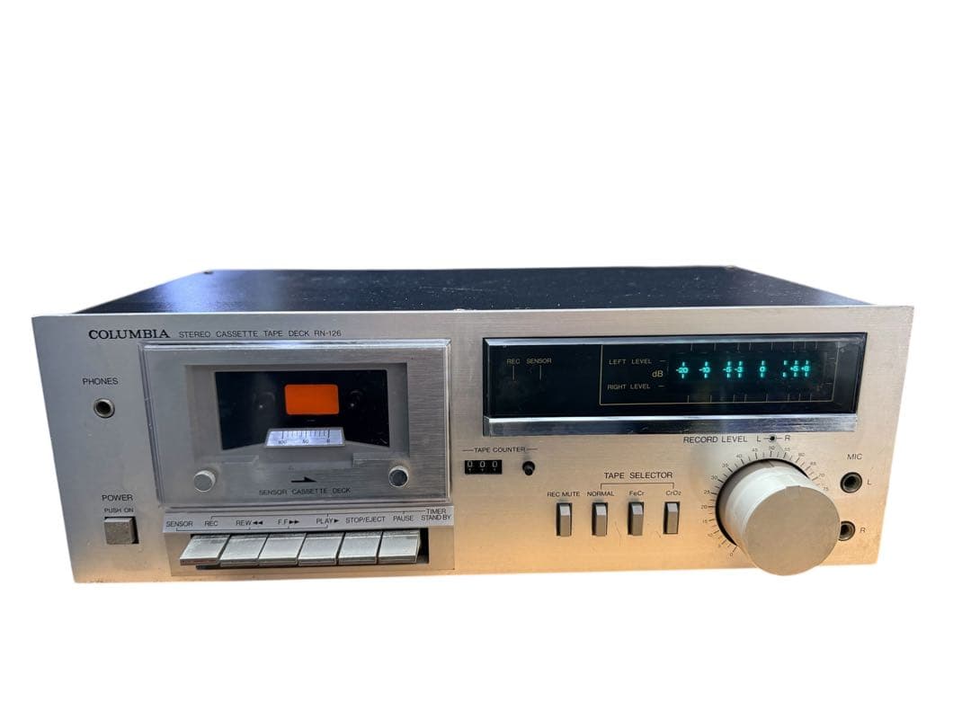 COLUMBIA ステレオ カセットテープデッキ　RN-126