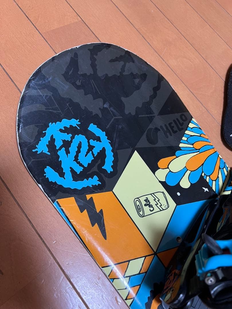 K2 MINI TURBO 100スノーボードセット&K2ブーツ&ヘルメット付