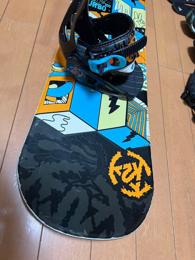 K2 MINI TURBO 100スノーボードセット&K2ブーツ&ヘルメット付