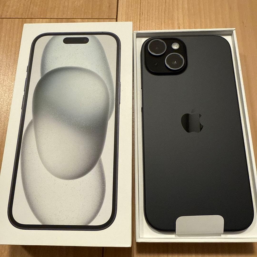 Apple iPhone 15 本体 128GB SIMフリー ブラック