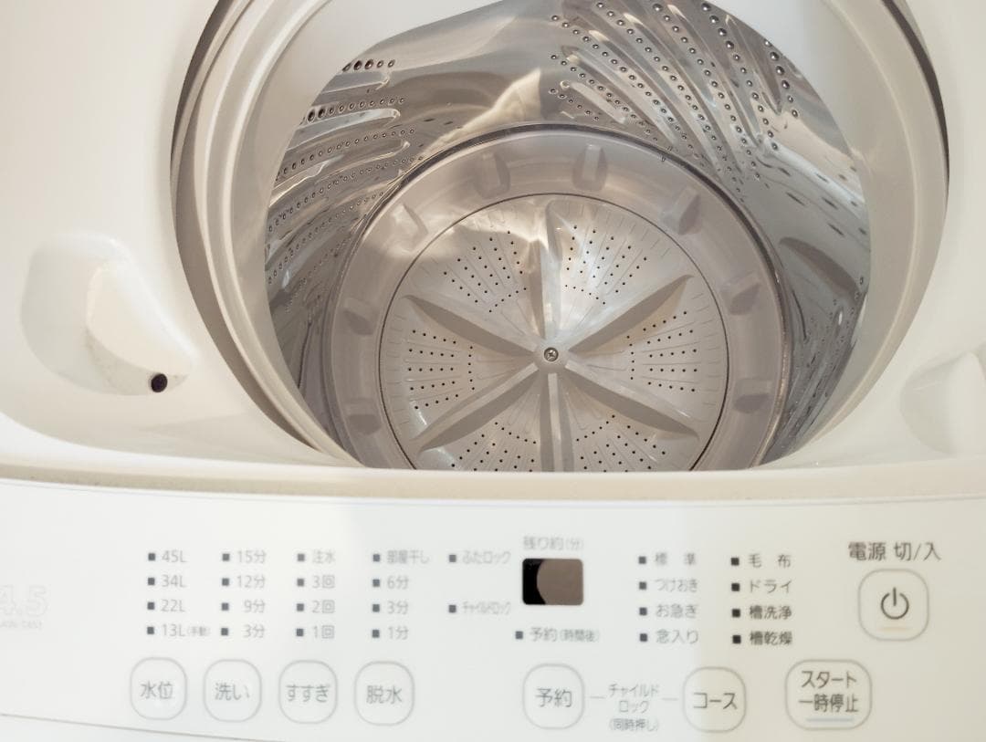 全自動洗濯機　IAW-T451（4.5kg）2023年式　アイリスオーヤマ