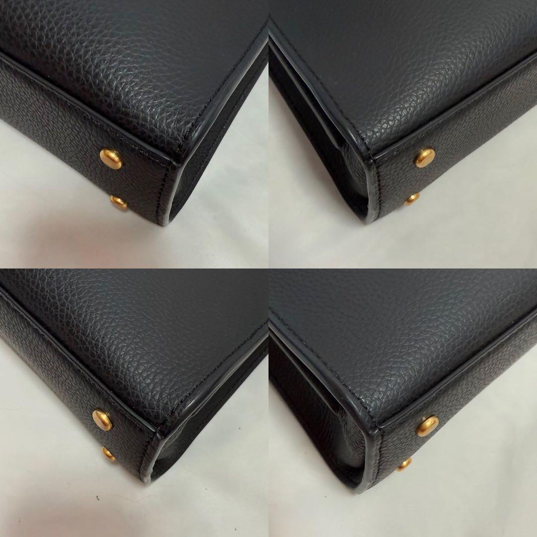 【新品同様】トリーバーチ ウォーカー マイクロサッチェル 2way バッグ 黒