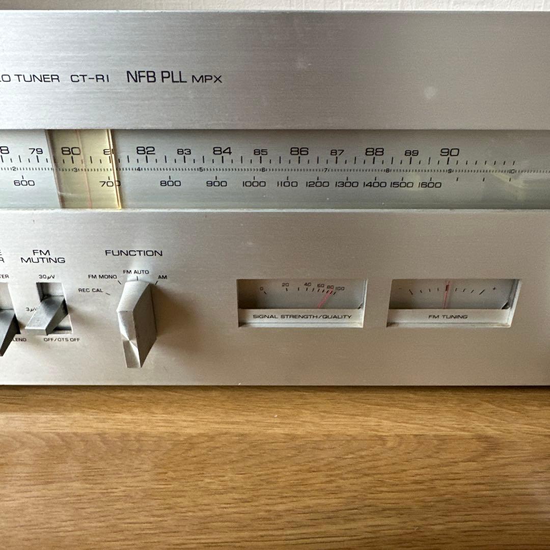 YAMAHA CT-R1 AM/FM ステレオチューナー　動作品