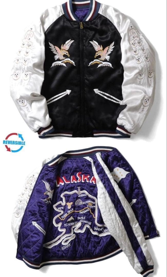 【週末限定価格】ヒューストン　スカジャン　アラスカジャン