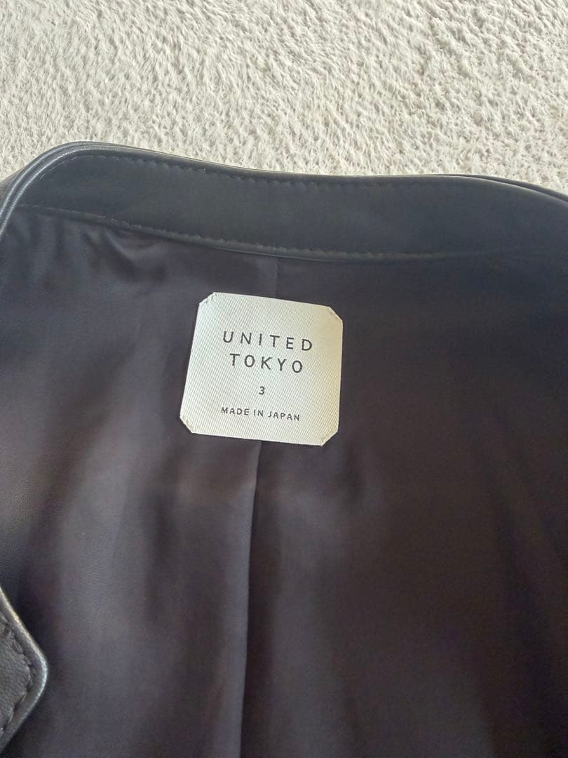 ユナイテッド トウキョウ レザージャケット　3