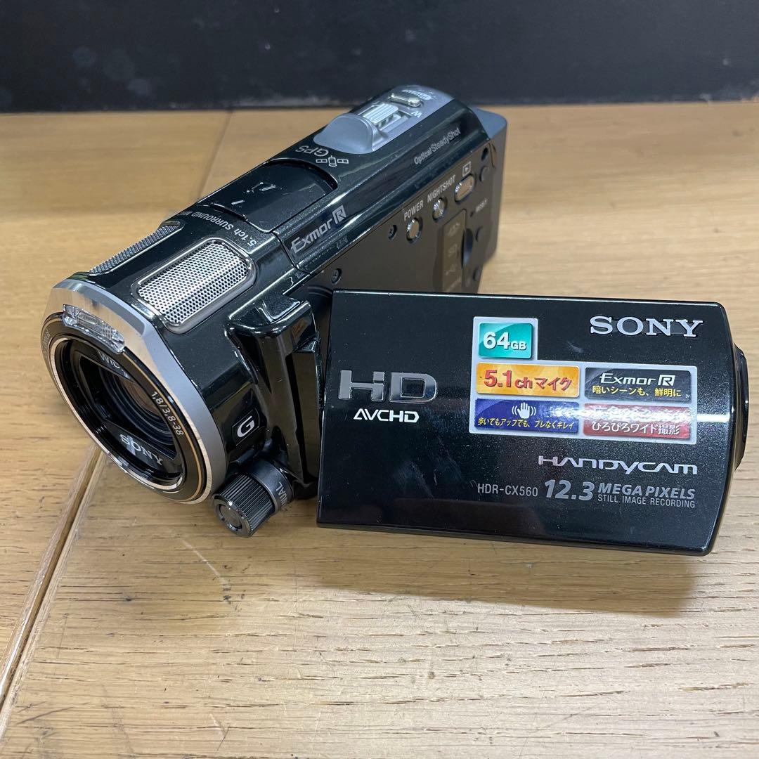 動作品 SONY HDR-CX560V ハンディカム ビデオカメラ