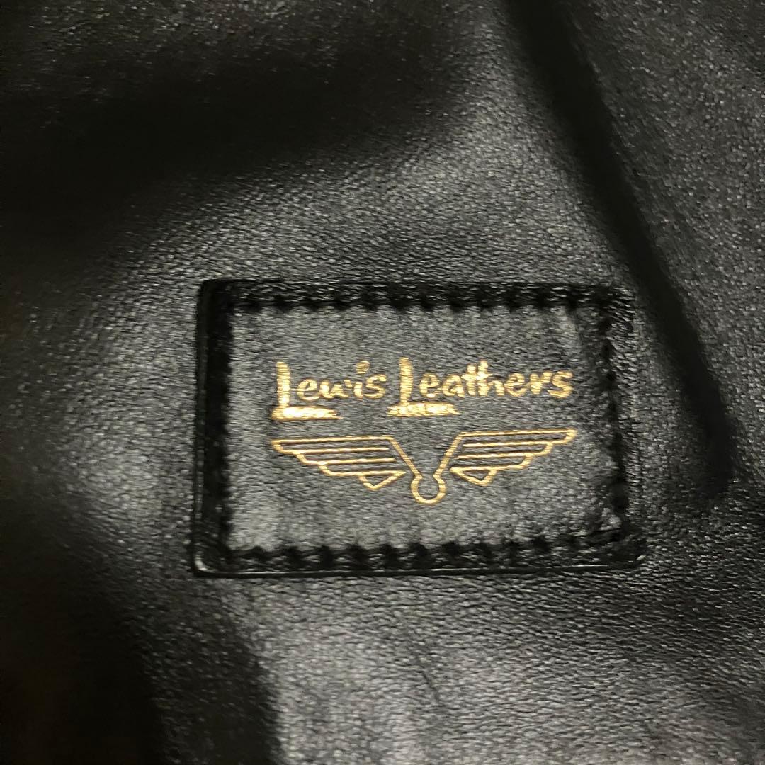 ルイスレザー　スーパースポーツマン　ラッドランドシープ　スクエアパッチ　38