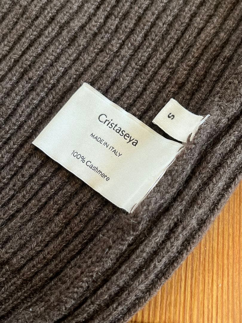 cristaseya カシミヤ100% ニット 短丈ゆったり
