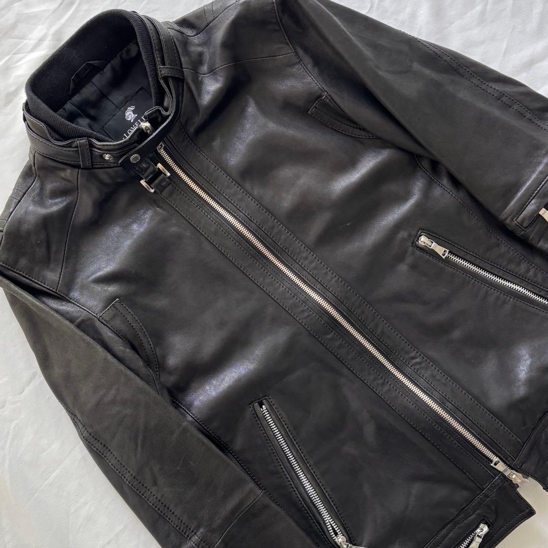 LOVLESS レザージャケット 黒 ダブルジップ 羊革 M y2k