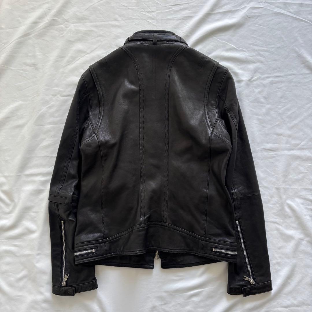 LOVLESS レザージャケット 黒 ダブルジップ 羊革 M y2k