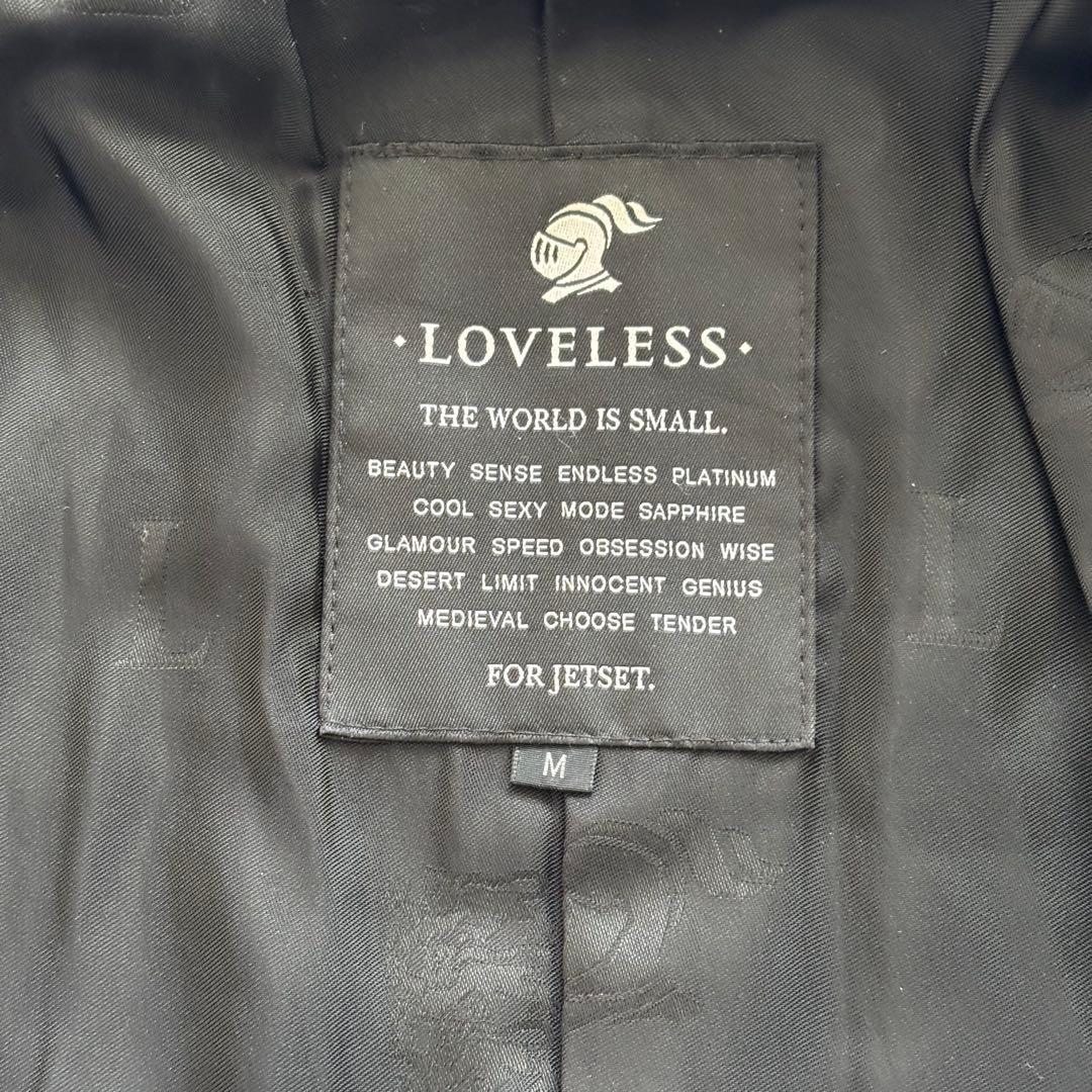 LOVLESS レザージャケット 黒 ダブルジップ 羊革 M y2k