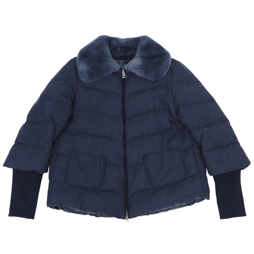 B0714S 美品 Amina Rubinacci ダウンジャケット 42