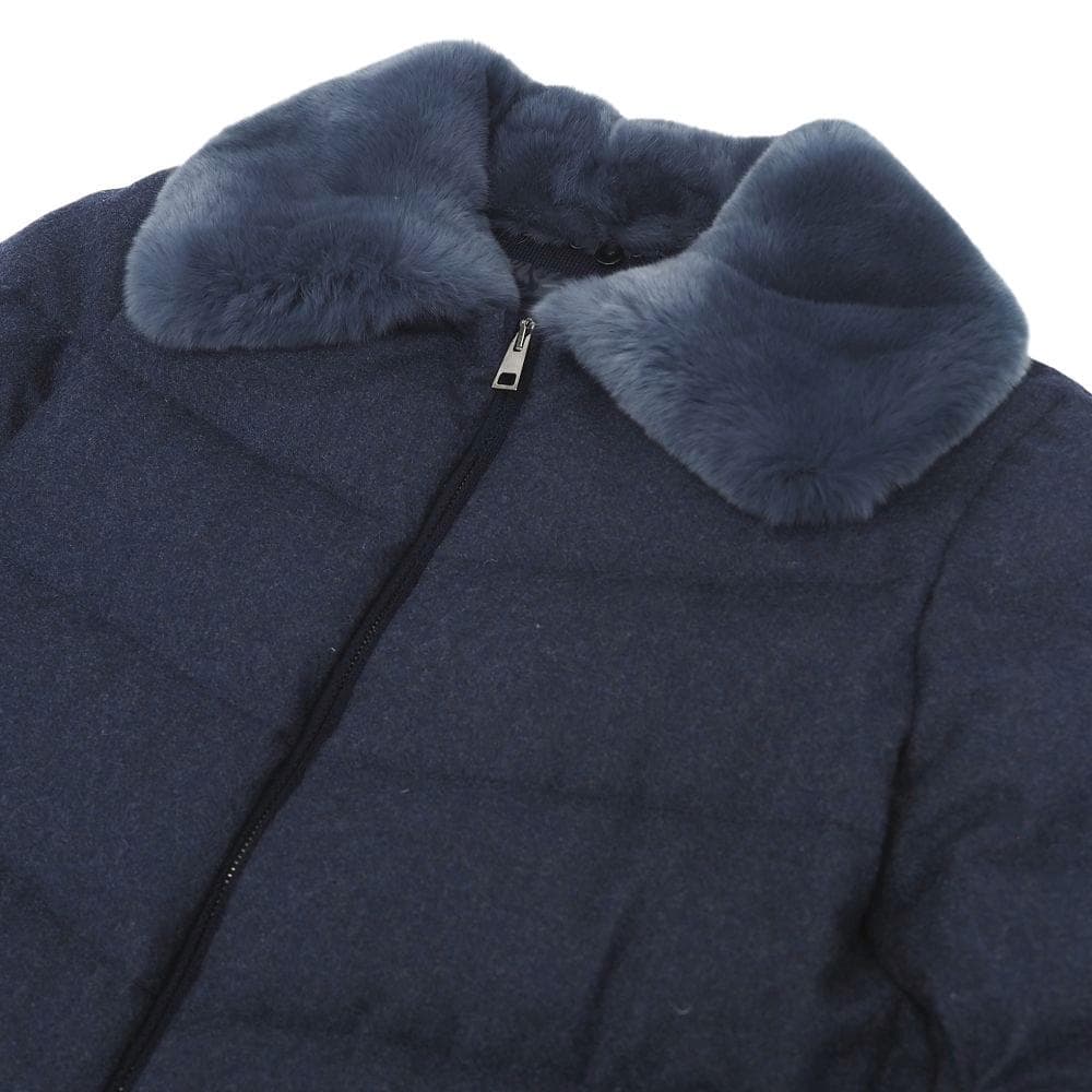 B0714S 美品 Amina Rubinacci ダウンジャケット 42