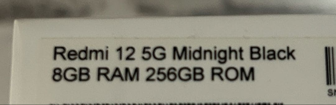 Xiaomi Redmi 12 5G 256GB simフリー ブラック