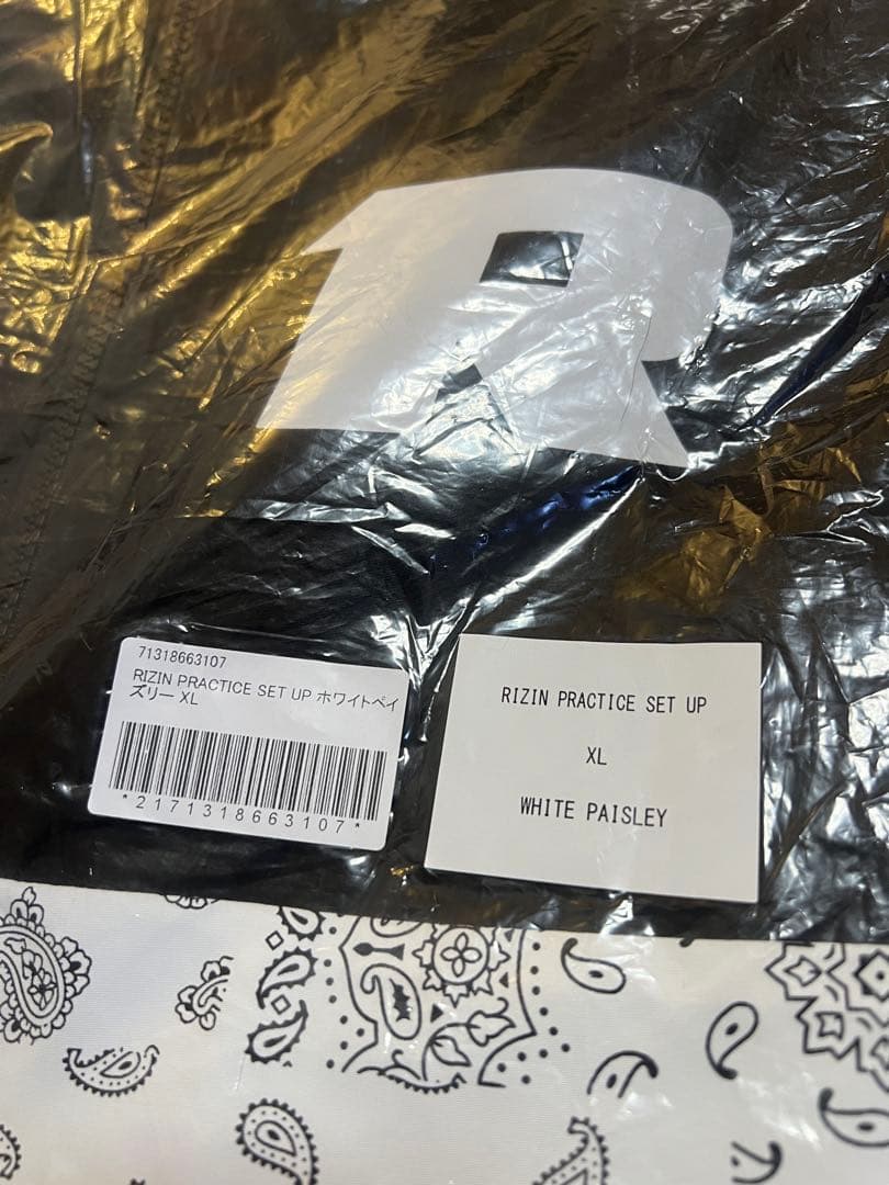【新品】RIZIN平本蓮モデル着用RIZINセットアップXL SOLD OUT品