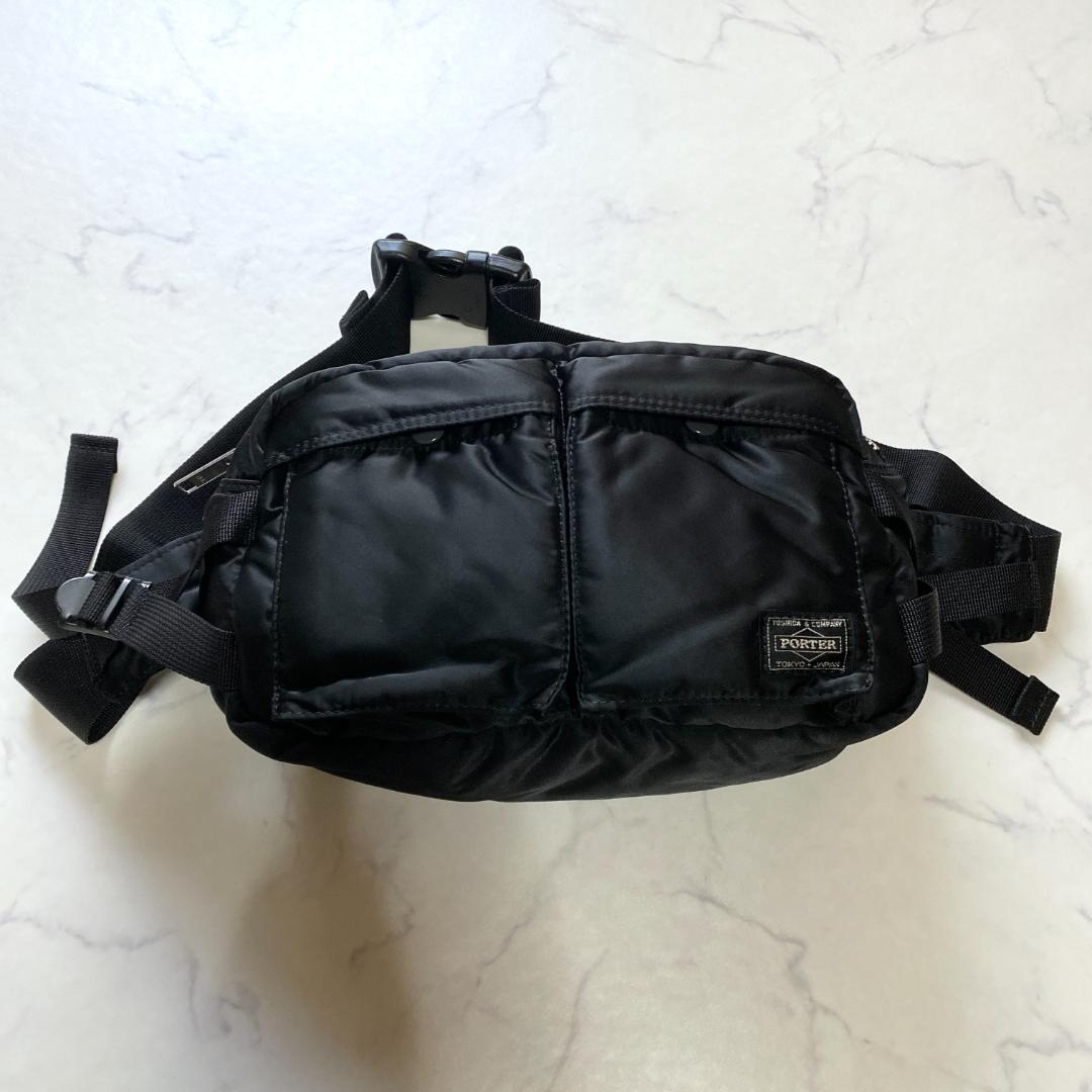 極美品✨ポーター タンカー ウエストバッグ ボディバッグ 黒