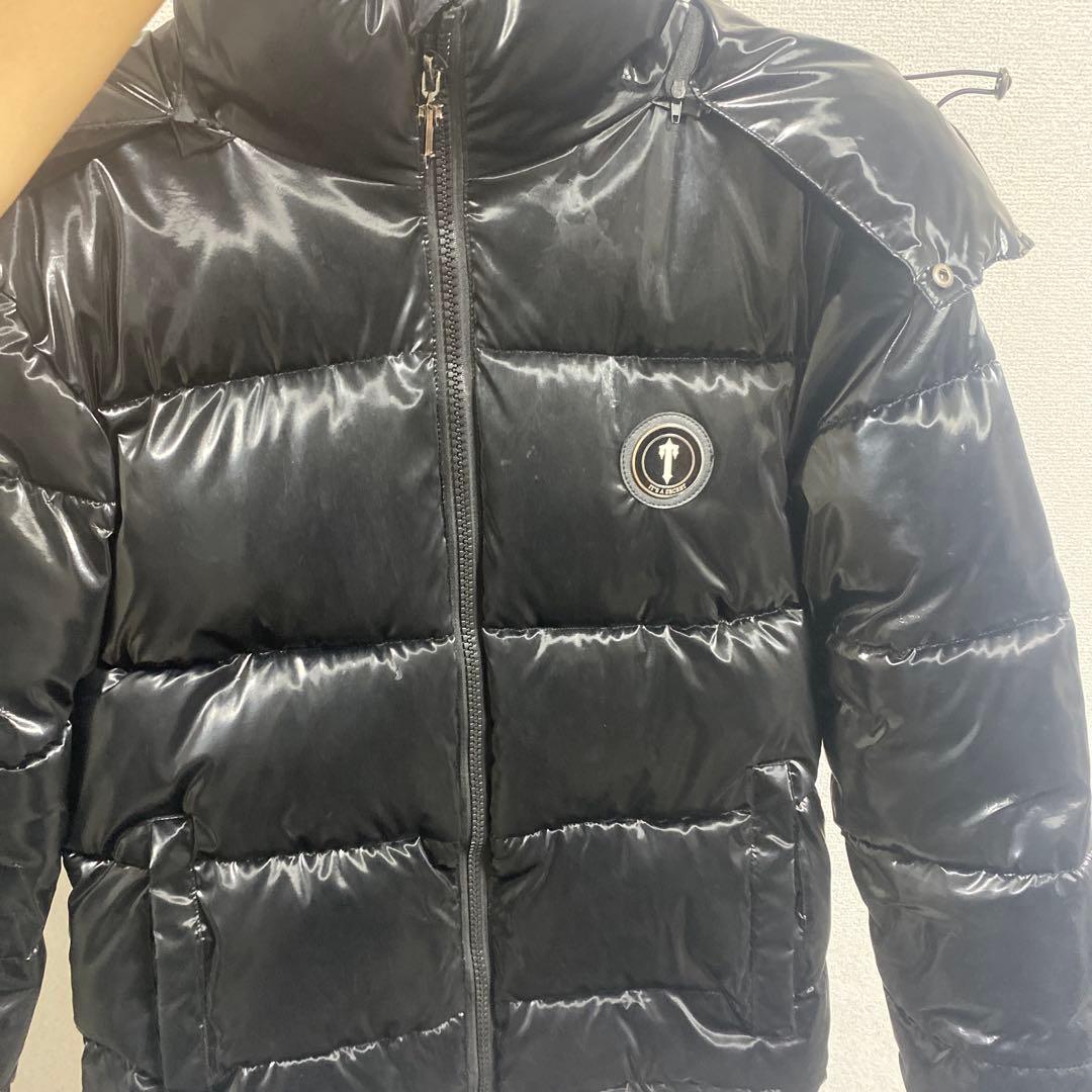 TRAPSTAR ブラック パフジャケット