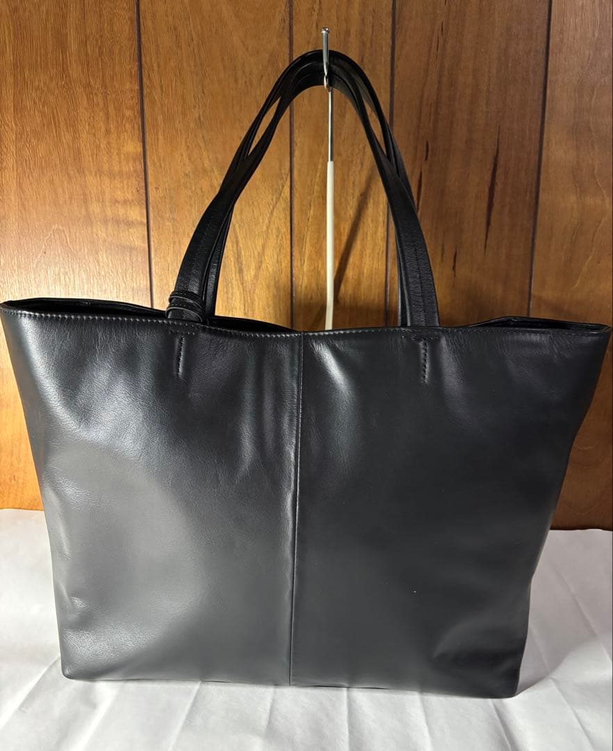 【新品同様】グリーンレーベルリラクシング　トートバッグ　レザー　黒　メンズ