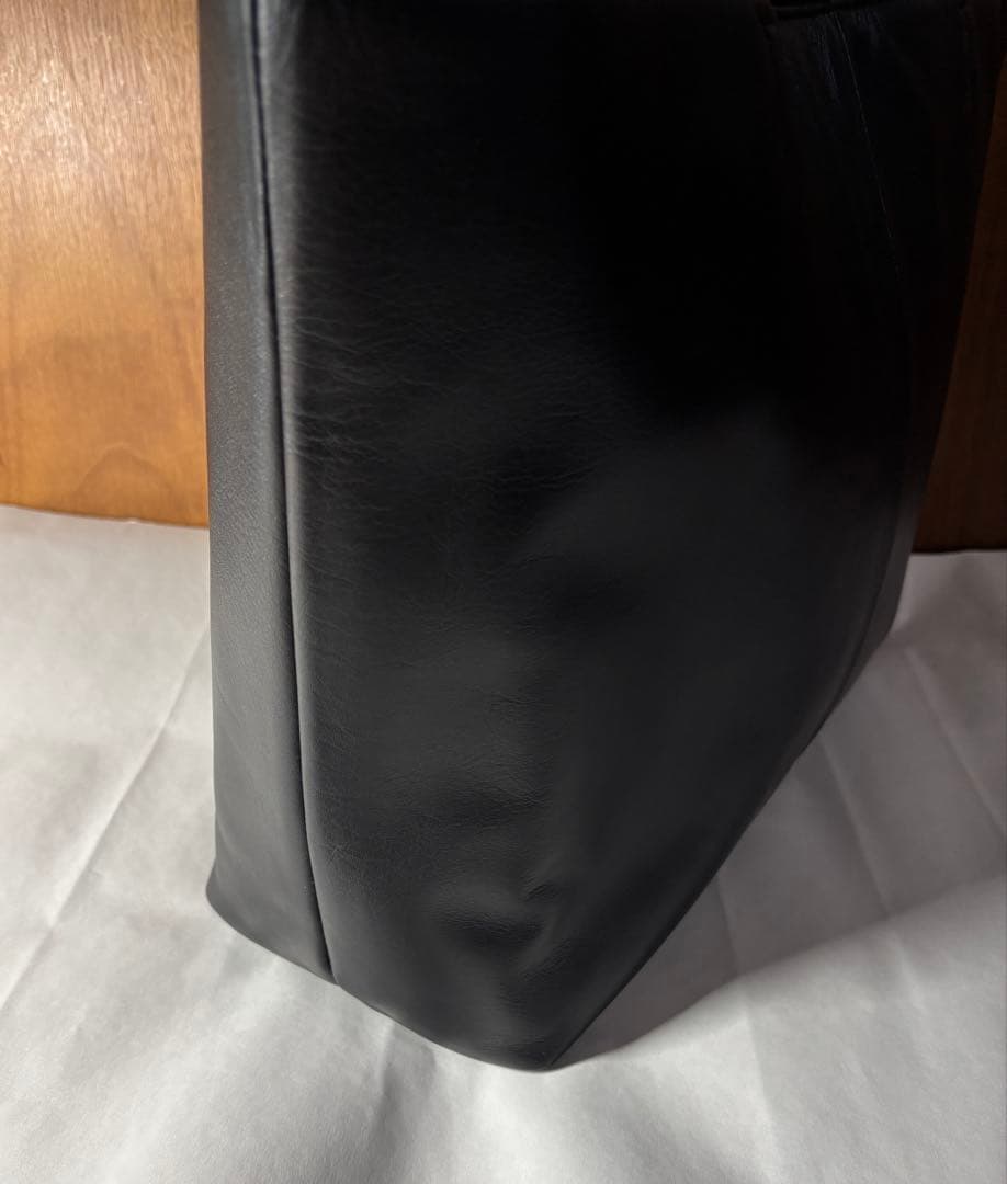 【新品同様】グリーンレーベルリラクシング　トートバッグ　レザー　黒　メンズ