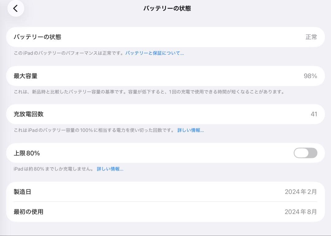 iPad Pro M4 11インチ 256GB WiFiモデル