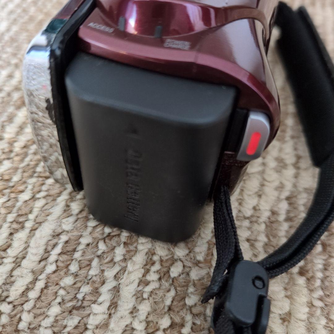 JVC FULL HD ビデオカメラ ワインレッド