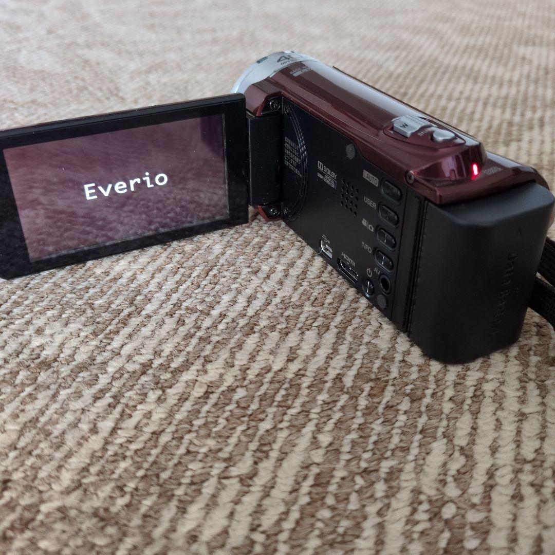 JVC FULL HD ビデオカメラ ワインレッド