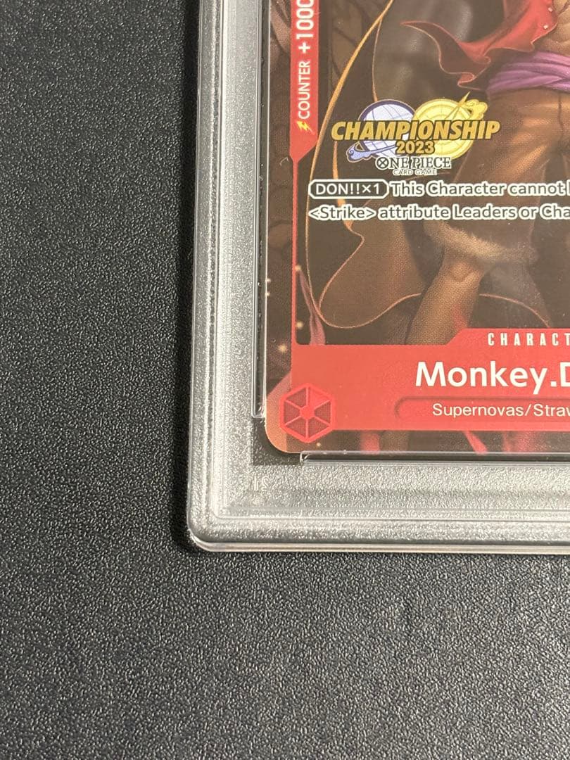 【PSA10】モンキー・D・ルフィ チャンピオンシップ 世界に339枚 英語版