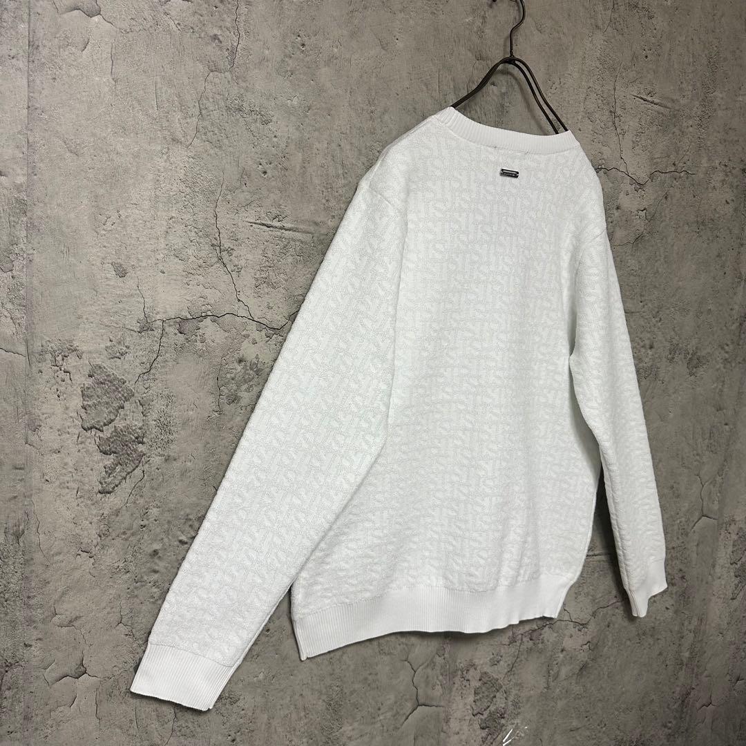 【超人気◎】St ANDREWS　ニット　ジャガード　総柄　刺繍　新品タグ付き◎