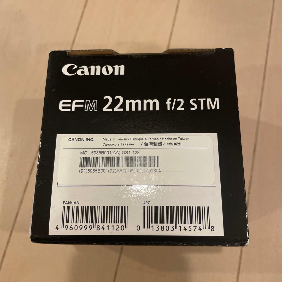 Canon EFM 22mm f/2 STM レンズ