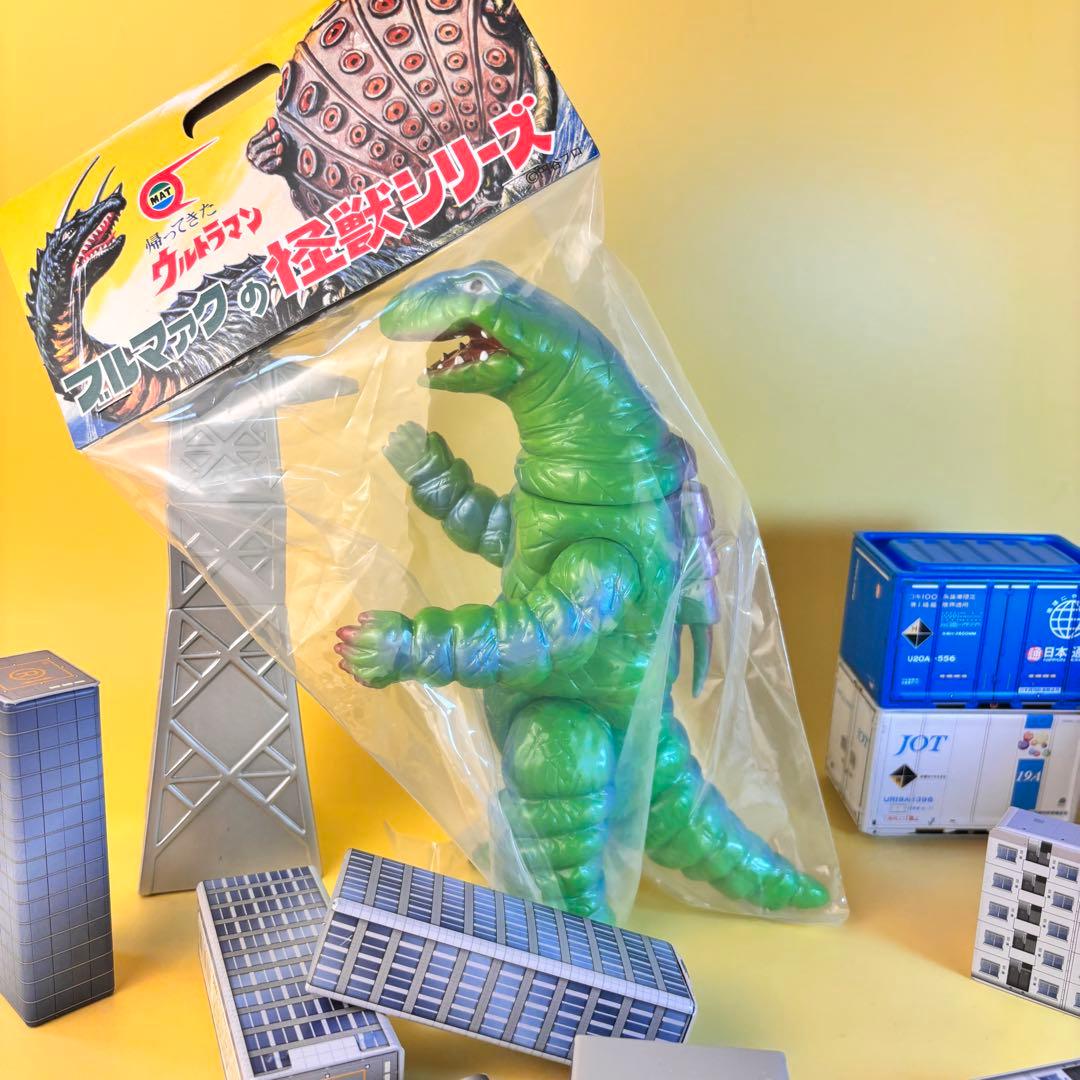 ブルマァク　デットン　グリーン　ソフビ　帰ってきたウルトラマン