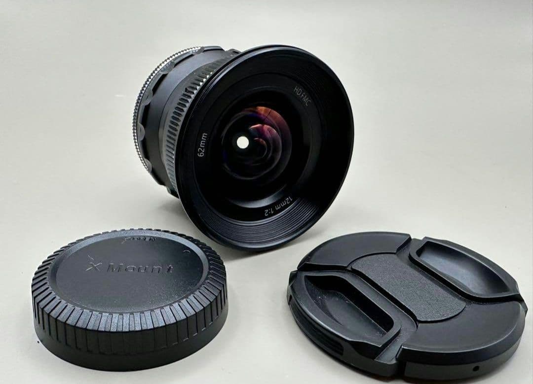 PERGEAR 12mm F2 広角単焦点レンズ 富士フイルムXマウント用中古