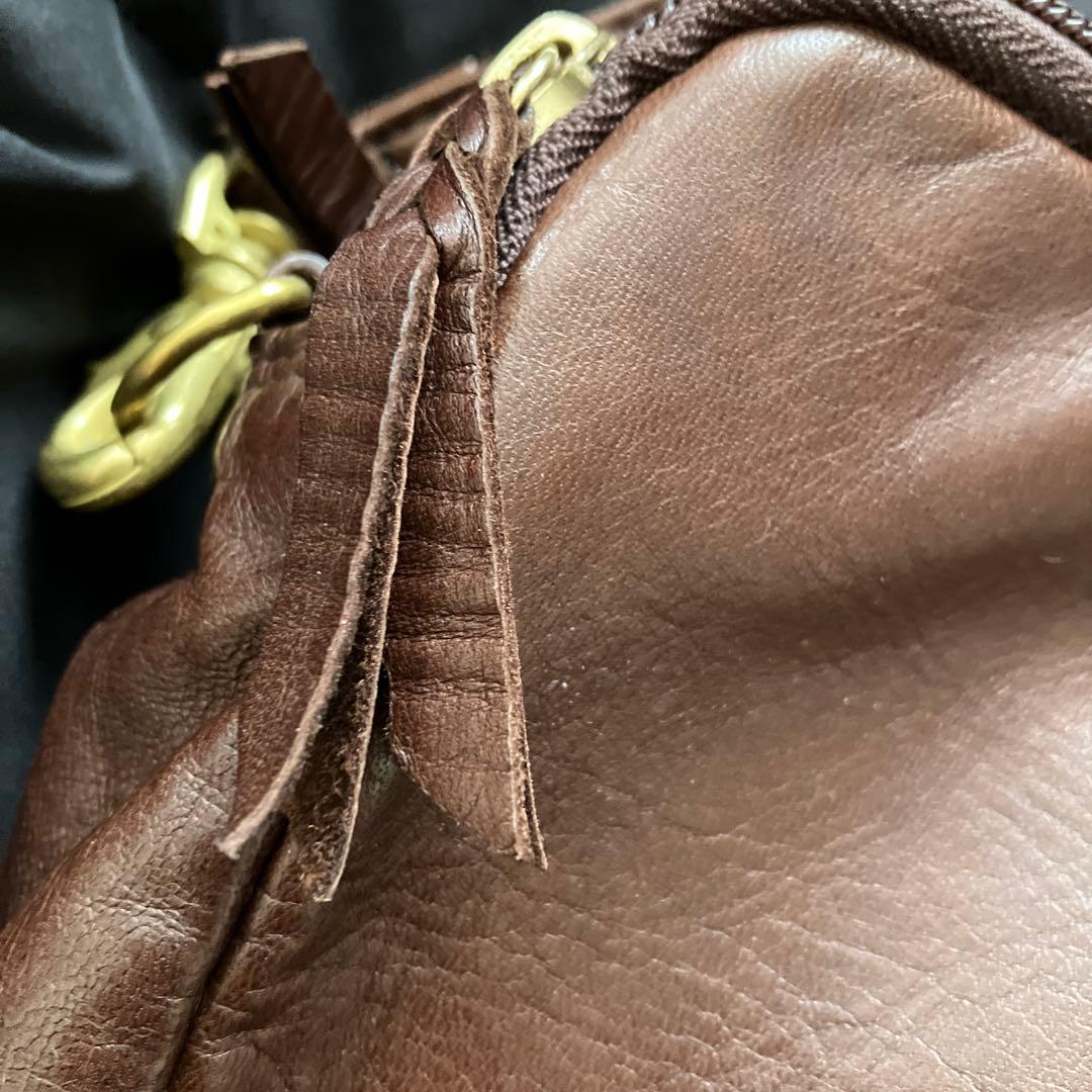 ポーター　PORTER ブラウン 革　 レザー ショルダーバッグ日本製