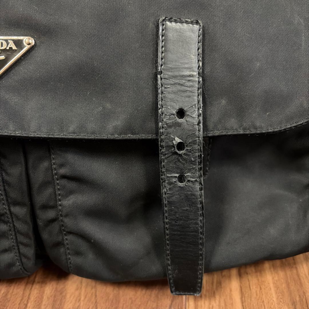 PRADA プラダ ナイロン メッセンジャーバック ジャンク品　BT1738