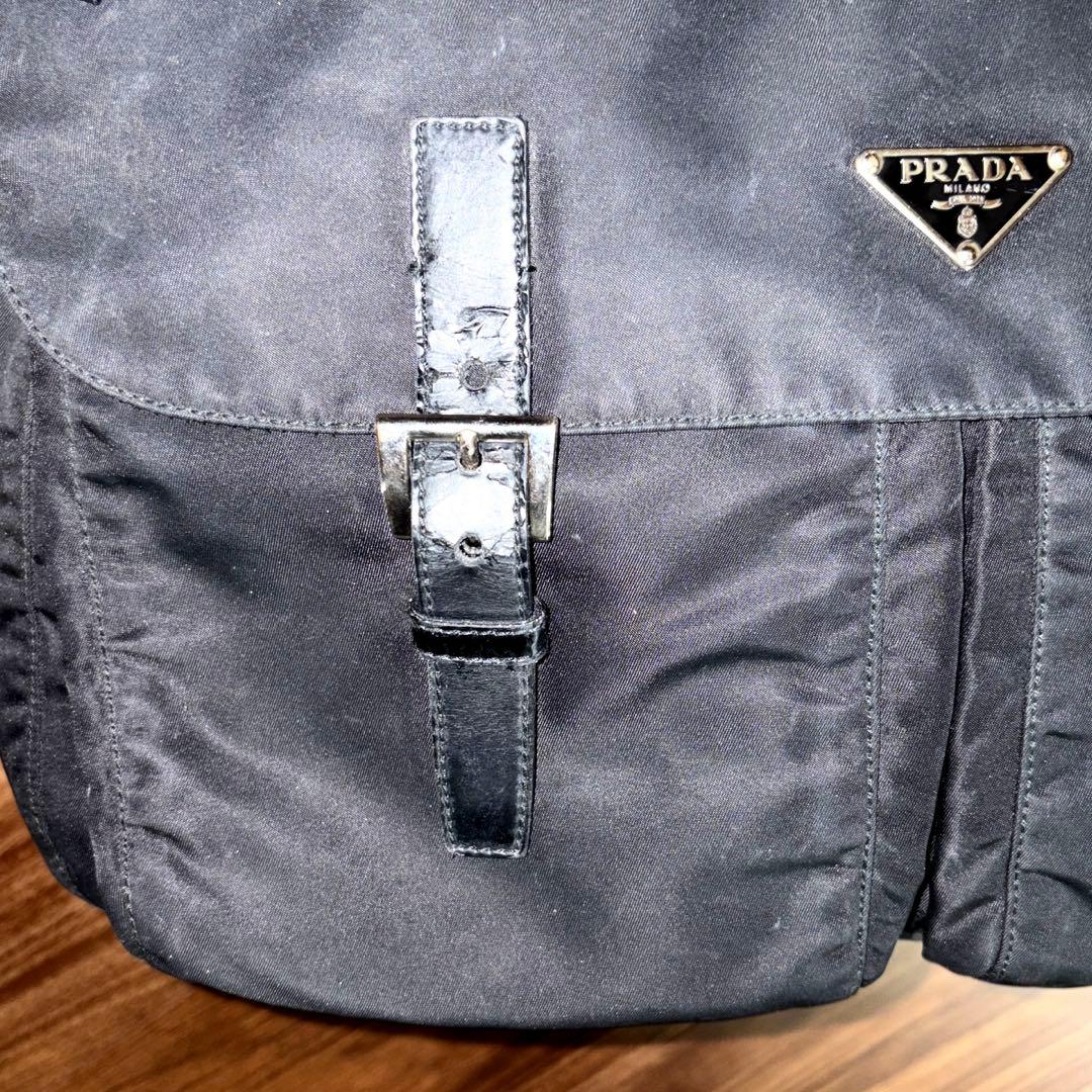 PRADA プラダ ナイロン メッセンジャーバック ジャンク品　BT1738