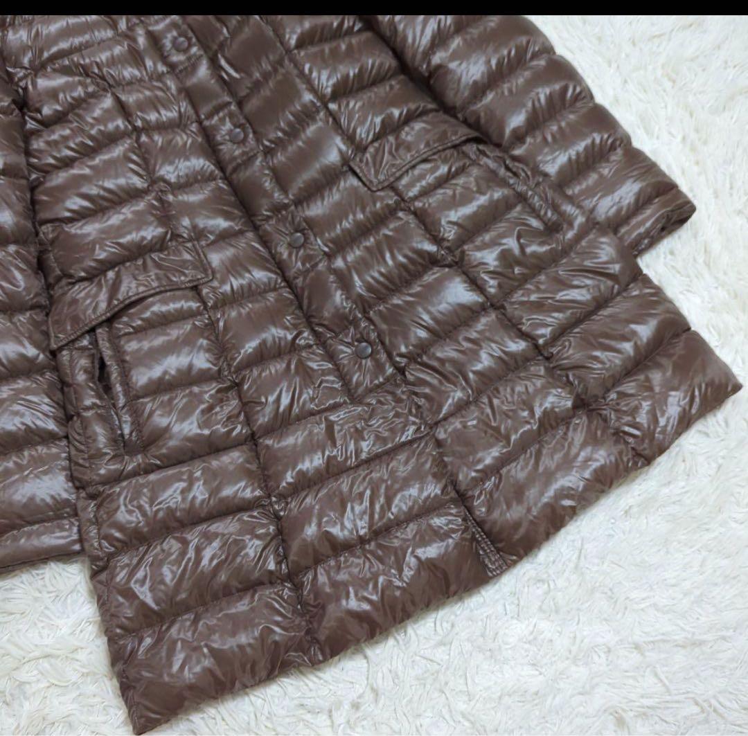 HERNO 2way ダウンコート Aライン ブラウン