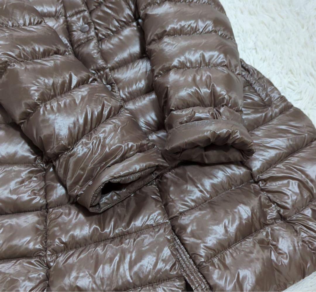 HERNO 2way ダウンコート Aライン ブラウン