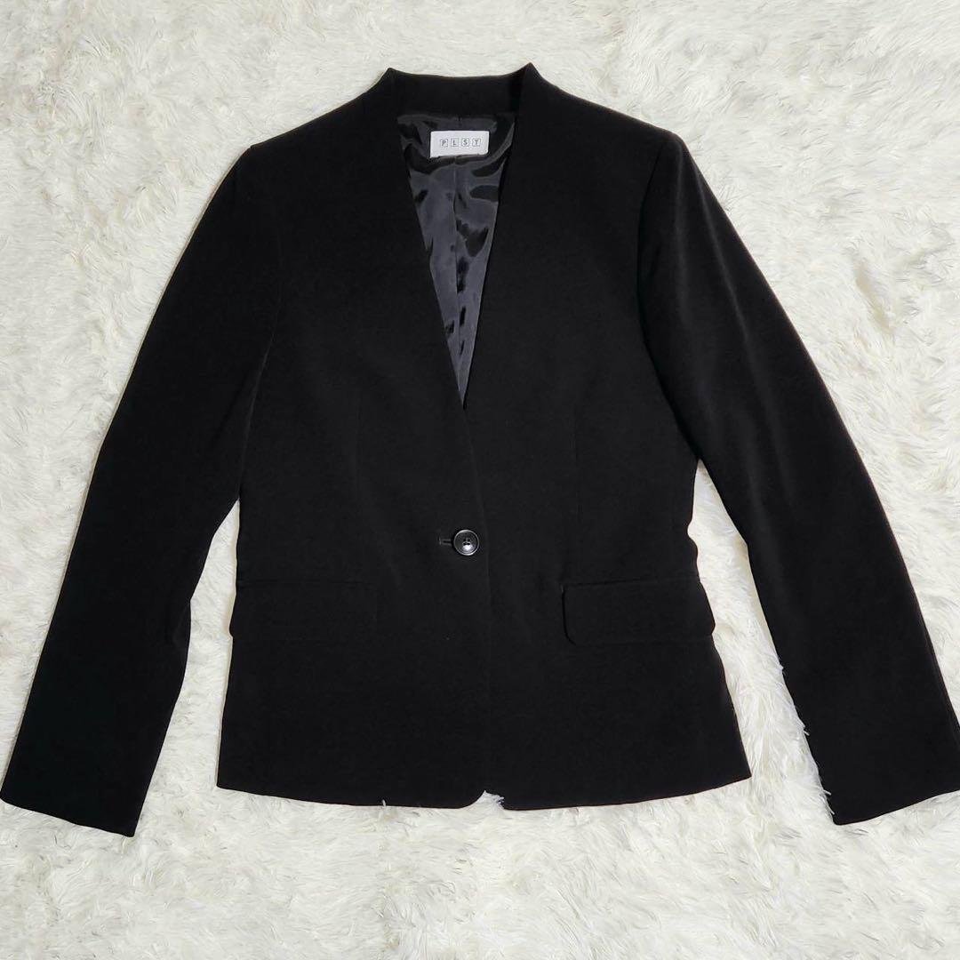 【極美品】PLST レディース パンツ スーツ ビジネス フォーマル ブラック