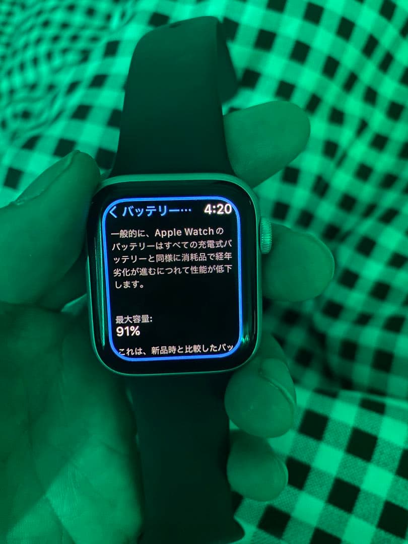 Apple Watch Series 6 40mm スペースグレイ アルミニウ…