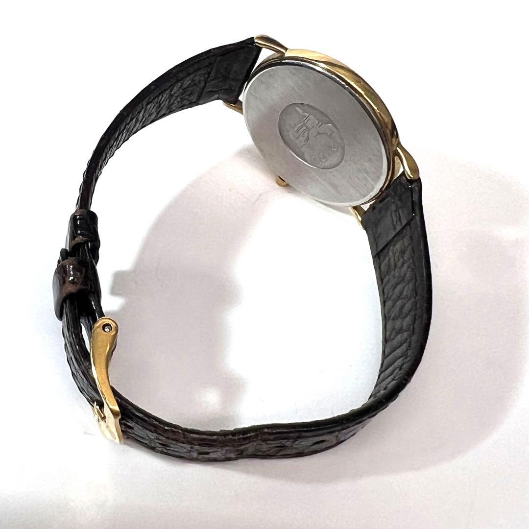 OMEGA 時計　DeVille メンズ　レディースホワイト　ゴールドラウンド