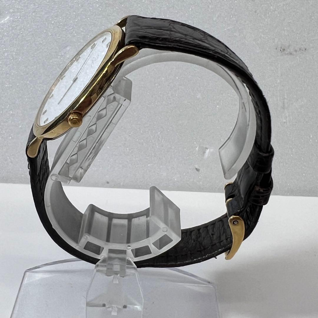 OMEGA 時計　DeVille メンズ　レディースホワイト　ゴールドラウンド