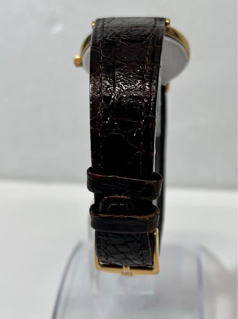 OMEGA 時計　DeVille メンズ　レディースホワイト　ゴールドラウンド