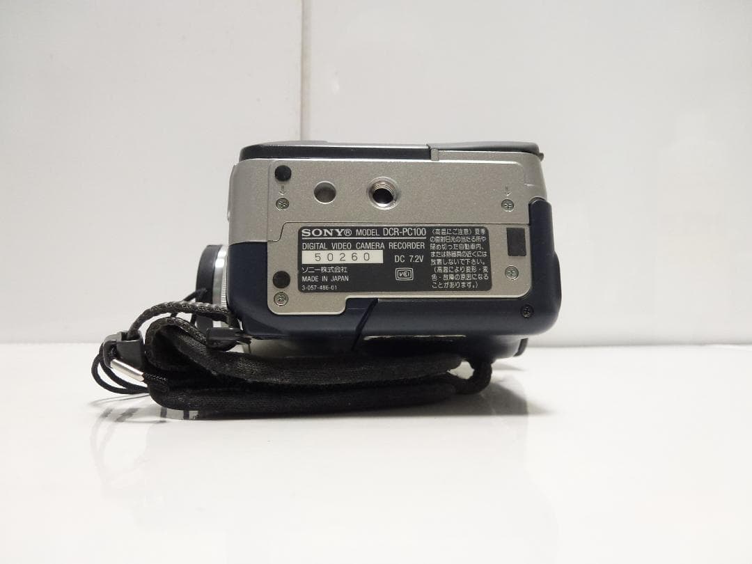 動作品　Mini DV　ソニーデジタルビデオカメラ　SONY DCR-PC100