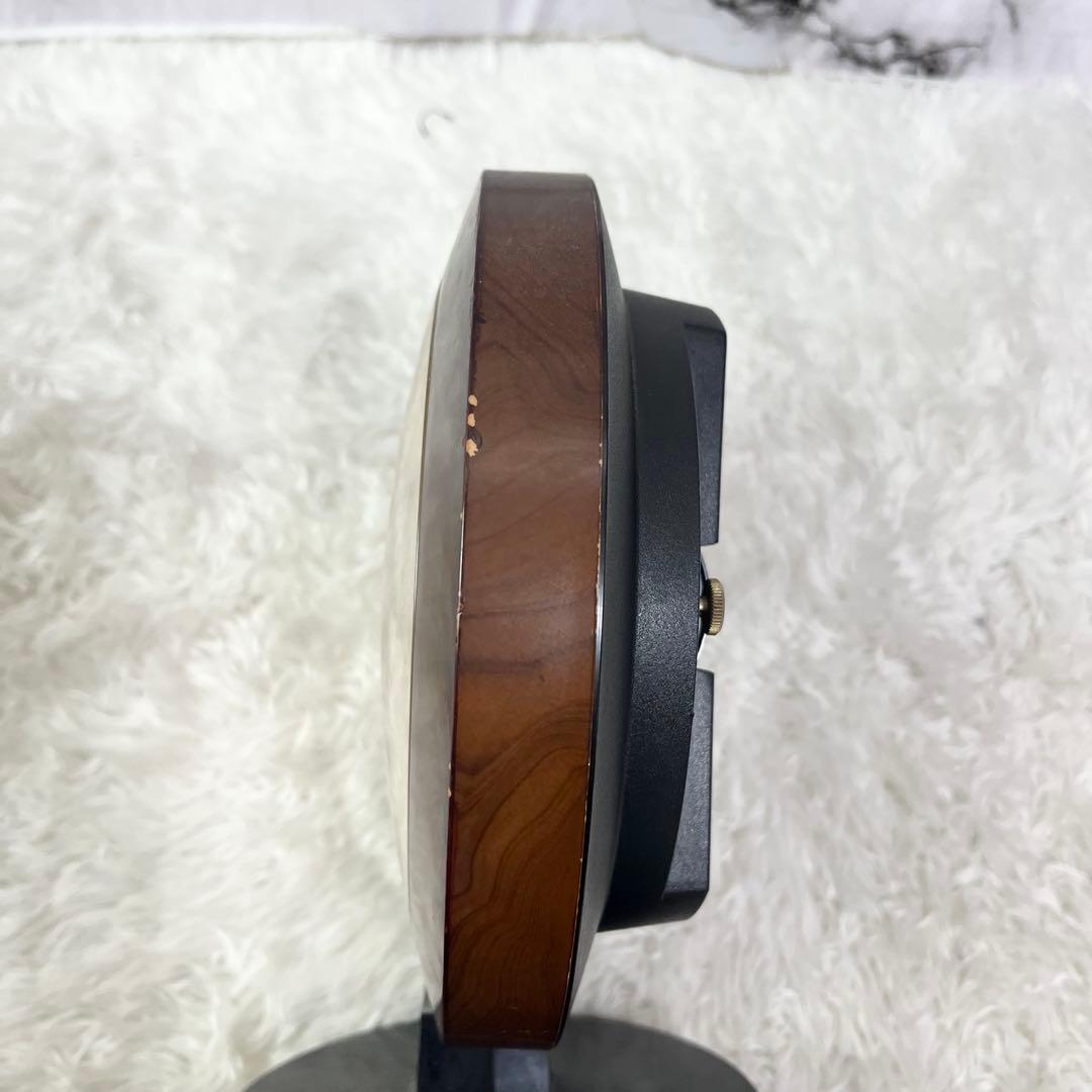 【YAESU ヤエス】QTR-24 ワールドクロック 世界時計 木製フレーム