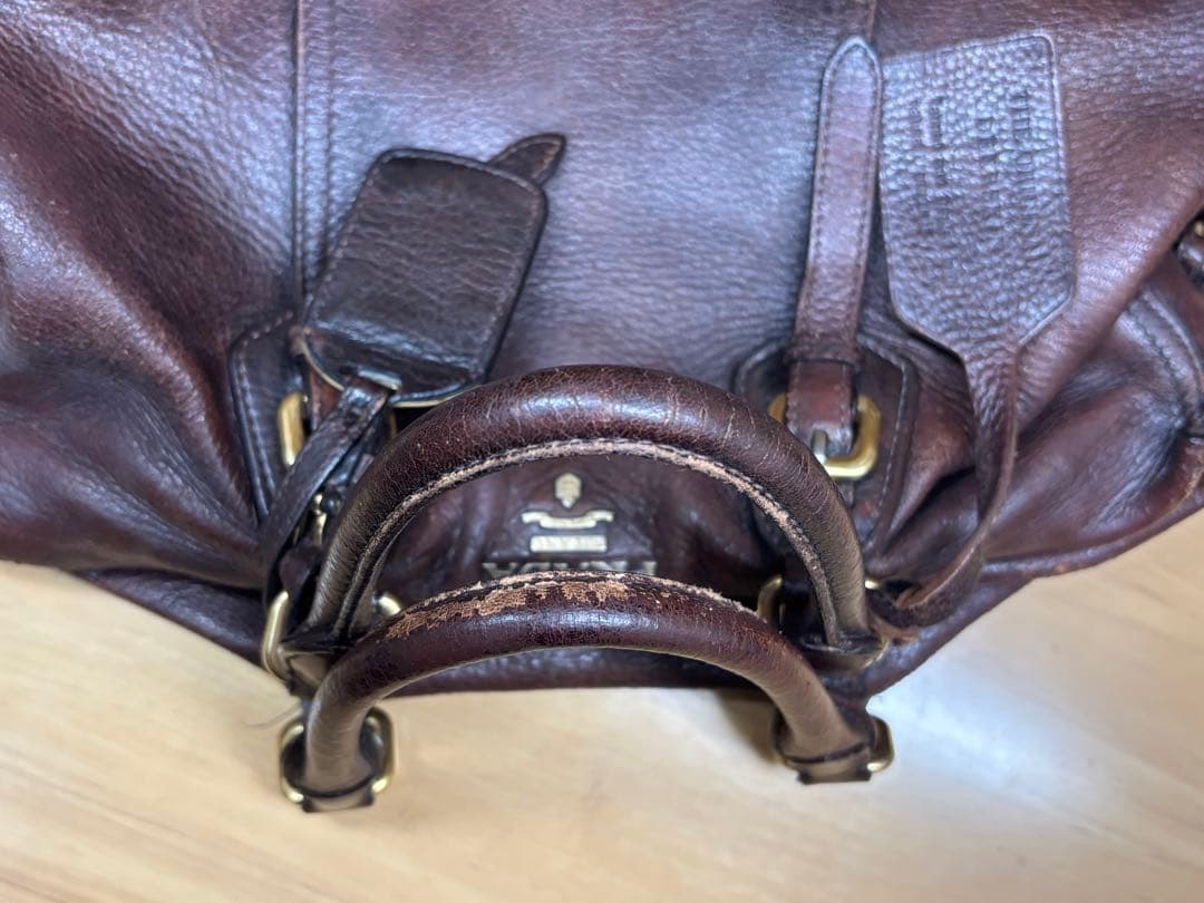 PRADA バンドバッグ ブラウン ショルダーバッグ