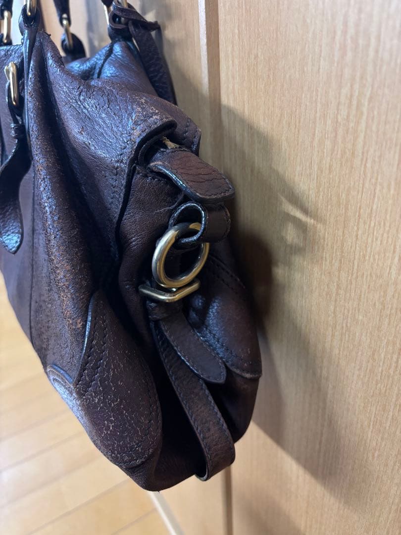 PRADA バンドバッグ ブラウン ショルダーバッグ