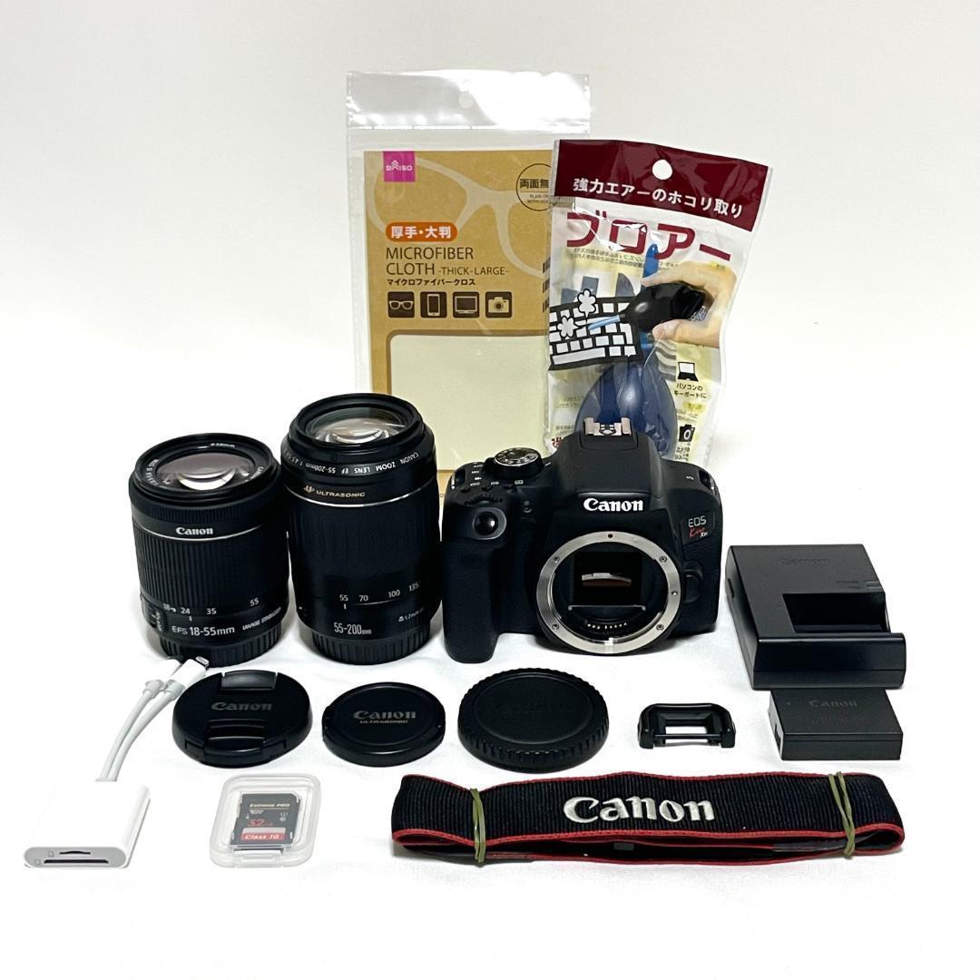 バリアングル液晶❣️ Canon EOS Kiss X9i Wズームレンズセット