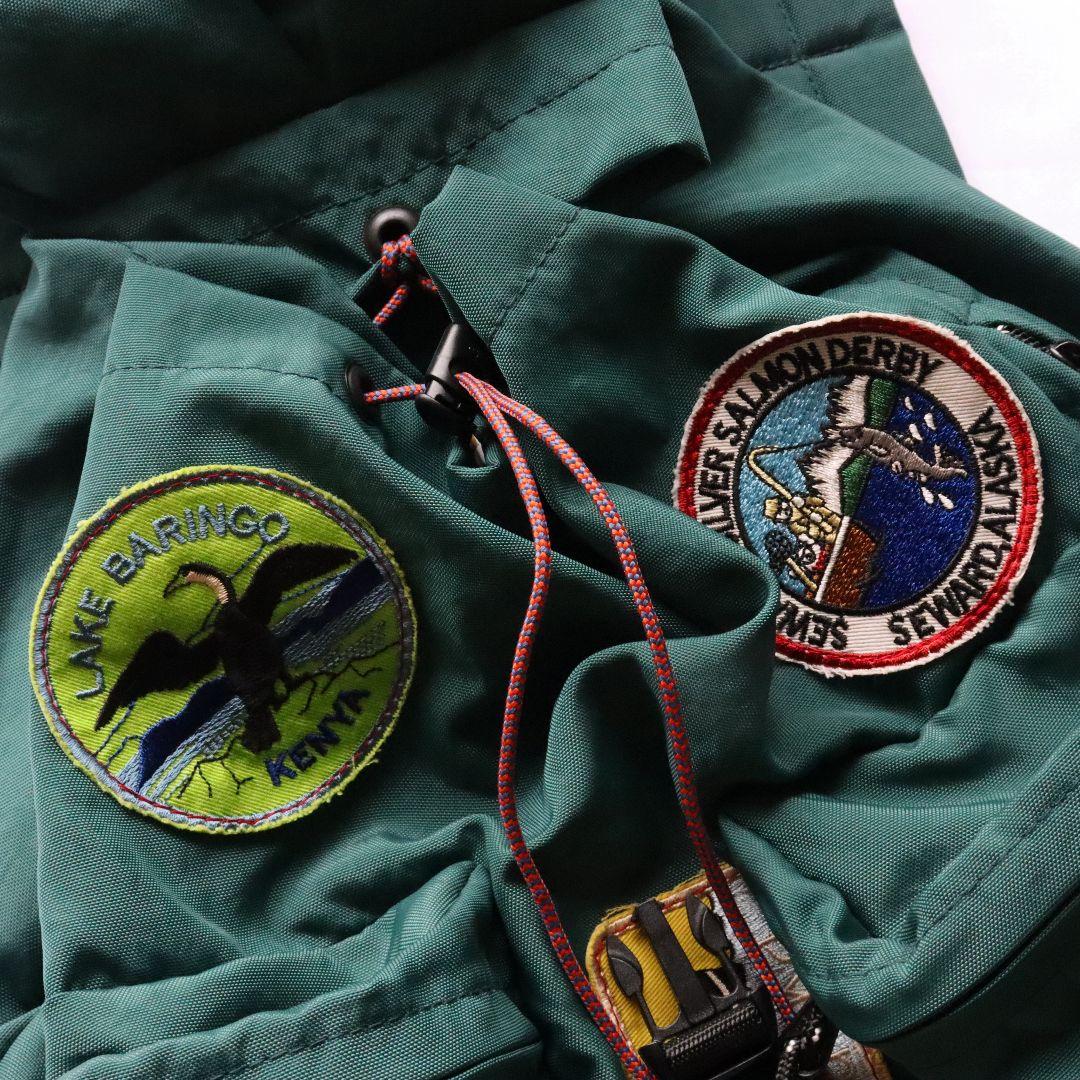 未使用 GO TO HOLLYWOOD ナイロンワッペンディパック【グリーン】