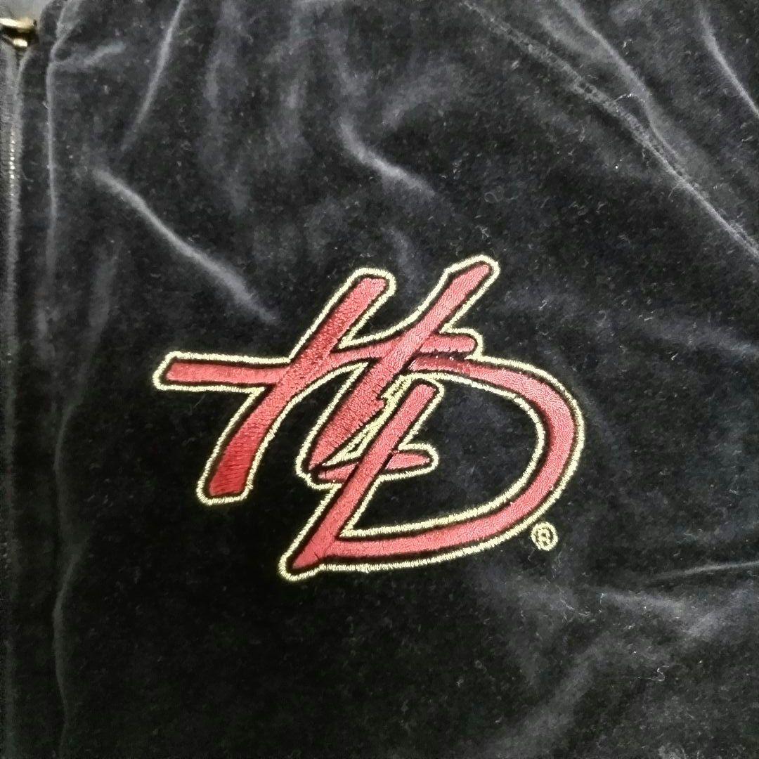 ハーレーダビッドソン ベロア　スカジャン ブルゾン　刺繍　リバーシブル